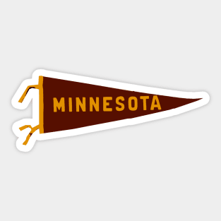 Minnesota Pennant Sticker